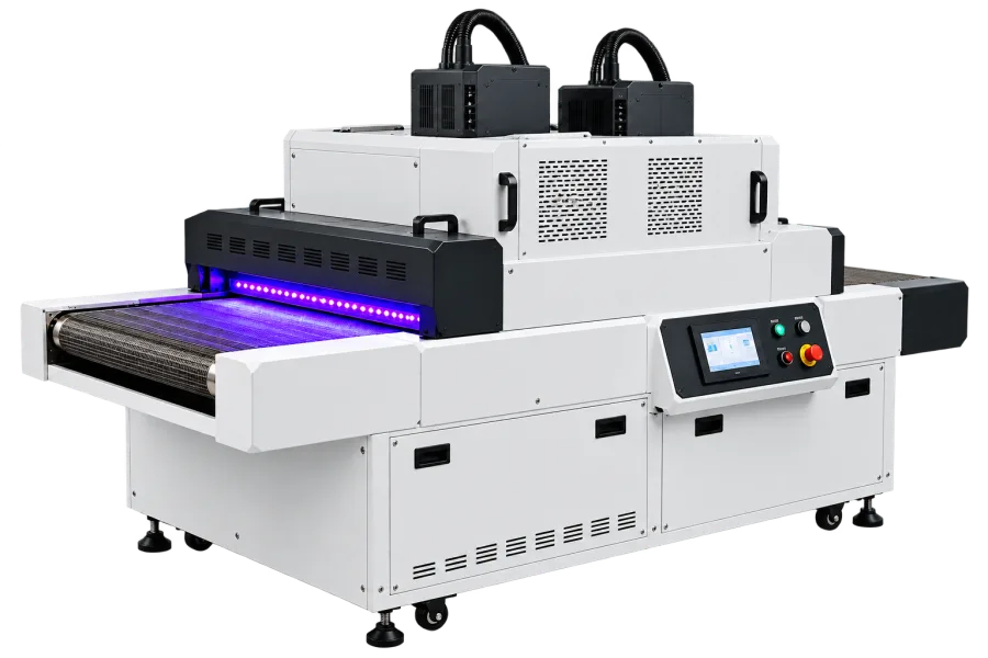 Industrial UV curing equipment representing a UV application